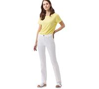 BRAX Damen Style Mary 5-pocket-broek in katoen-satijn Hose, Weiß (White 99), 26W / 32L EU