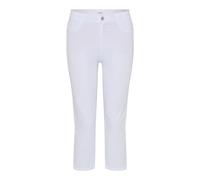 BRAX Damen Style Mary C Ultralight Cotton Capri Hose, Weiß,36W / 32L