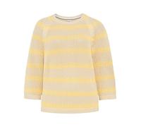 BRAX Damen Style Nala Organic Striped Cotton Ajour Pullover