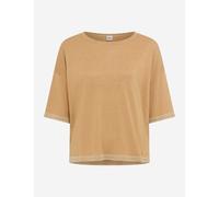 Strickpullover BRAX "Style NOEMI", Damen, Gr. 48, dunkelbeige, Strick, 66% Leinen, 34% Baumwolle, Rundhals, Pullover Strickpullover (94649027-48) dunkelbeige