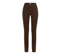 5-Pocket-Hose BRAX "Style SHAKIRA", Damen, Gr. 46L (92), Langgrößen, braun (dunkelbraun), 40% Lyocell, 28% Modal, 17% Baumwolle, 12% Elastomultiester, 3% Elasthan, Hosen (48783408-92) dunkelbraun