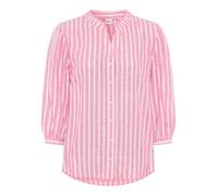 Klassische Bluse BRAX "Style VIOLET", Damen, Gr. 38, pink, Web, 55% Leinen, 44% Viskose, 1% Metallfaser, Blusen Bluse (22370833-38) pink