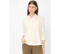 Sweatjacke BRAX "Style BETTE L", Damen, Gr. 42, hellbeige, 70% Viskose, 25% Polyester, 5% Elasthan, Sweatjacken Sweatjacke (91364354-42) hellbeige