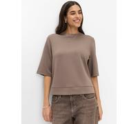 Brax Damen Sweatshirt Style BERTA M warm greige, hellbraun, Gr. 34