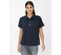 Strickpullover BRAX "Style BRAIDY S", Damen, Gr. 44, blau (navy), 51% Viskose, 44% Polyester, 5% Elasthan, Langarm, Pullover (16224154-44) navy