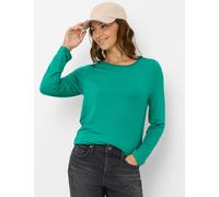 Brax Damen Sweatshirt Style CARINA L smaragd, grün, Gr. 36