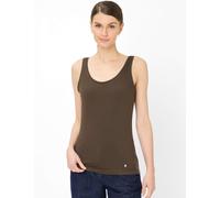 Brax Damen Top Style SILVY dark ebony, dunkelbraun, Gr. 44