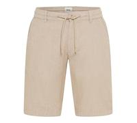 Bermudas BRAX "Style BALU", Herren, Gr. 48, Normalgrößen, beige, Web, 55% Baumwolle, 44% Leinen, 1% Elasthan, Hosen Bermudas (49272426-48) beige