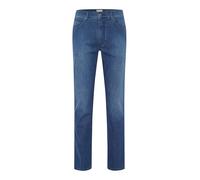 Brax Regular Fit Jeans im Used-Look Modell 'Cadiz' in Jeansblau Melange, Größe 40/32