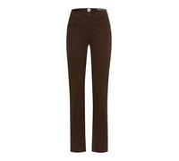 Brax Damen Five-Pocket-Hose Style CAROLA DARK CHOCOLATE, perma braun, Gr. 44K