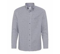 Langarmhemd BRAX "Style DANIEL", Herren, Gr. XL, Normalgrößen, navy, Web, 97% Baumwolle, 3% Elasthan, Hemden (60149620-XL) navy