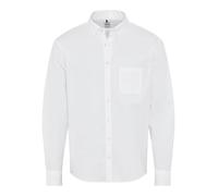 Langarmhemd BRAX "Style DANIEL", Herren, Gr. L, Normalgrößen, weiß, 97% Baumwolle, 3% Elasthan, Kurzarm, Hemden (47721610-L) weiß