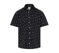 Kurzarmhemd BRAX "Style HARDY", Herren, Gr. L, Normalgrößen, navy, Web, 100% Baumwolle, Hemden (16252051-L) navy