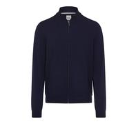 Strickjacke BRAX "Style JOSHUA", Herren, Gr. XL, blau (nachtblau), 83% Baumwolle, 17% Polyamid, Strickjacken (10909451-XL) nachtblau