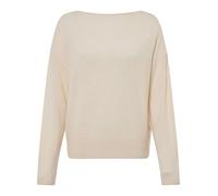 Brax Strickpullover mit gerippten Abschlüssen Modell 'LISA' in Offwhite, Größe 42
