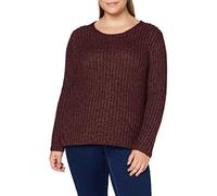 BRAX Damen Style Lisa mit Glanzeffekt Pullover, CINNAMON, 40