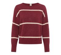 Strickpullover BRAX "Style LISA", Damen, Gr. 44, dunkelrot, Strick, 43% Polyamid, 29% Wolle, 26% Alpaka, 2% Polyester, Rundhals, Pullover (28000309-44) dunkelrot