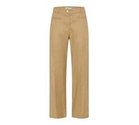 Culotte BRAX "Style MAINE S", Damen, Gr. 44, Normalgrößen, beige, Web, 59% Leinen, 19% Baumwolle, 19% Viskose, 3% Elasthan, Hosen Culotte (37389902-44) beige