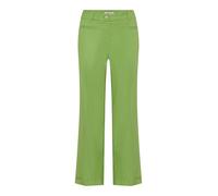 Culotte BRAX "Style MAINE S", Damen, Gr. 46K (23), Kurzgrößen, grün (hellgrün), Web, 59% Leinen, 19% Baumwolle, 19% Viskose, 3% Elasthan, Hosen Culotte (36477135-23) hellgrün