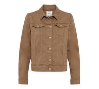 Jeansjacke BRAX "Style MIAMI", Damen, Gr. 44, braun, Denim/Jeans, 91% Baumwolle, 7% Elastomultiester, 2% Elasthan, Jacken Jeansjacke (45137822-44) braun