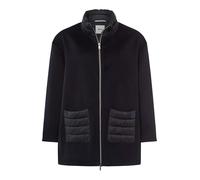 Langmantel BRAX "Style OSAKA", Damen, Gr. 36, blau (navy), 50% Wolle, 50% Polyester, Mäntel (40848259-36) navy