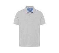 Poloshirt BRAX "Style PETE", Herren, Gr. M (50), silber (silberfarben), 96% Baumwolle, 4% Elasthan, Kurzarm, Shirts (18195700-M) silberfarben