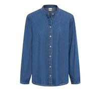 Klassische Bluse BRAX "Style VALERIA", Damen, Gr. 44, blau, Web, 100% Baumwolle, Blusen Bluse (70858453-44) blau