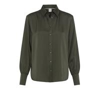 Klassische Bluse BRAX "Style VIC", Damen, Gr. 44, grün (dunkelgrün), Web, 100% Viskose, Blusen (10446629-44) dunkelgrün