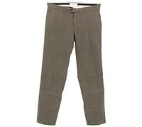 BRAX, Fey Chino, Herren Jeans Hose Twillstretch Brown Kariert D 26 W 38 L 32