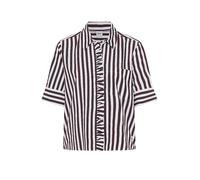Klassische Bluse BRAX "Style VICA FRIL", Damen, Gr. 40, dunkellila, Web, 88% Viskose, 12% Polyamid, Blusen Bluse (28036907-40) dunkellila