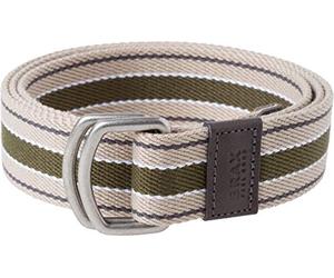 BRAX Herren Bandgürtel mehrfarbiger sportiver Textilgürtel Gürtel, per pack Mehrfarbig (olive 32), 95|#95|#675 (Herstellergröße: 95)