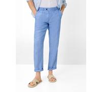 Chinohose BRAX "Style EVANS", Herren, Gr. 30, Normalgrößen, hellblau, Web, 100% Leinen, Hosen Chinohose (30193953-30) hellblau