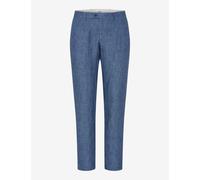 Chinohose BRAX "Style FABIO", Herren, Gr. 35, Länge 30, himmelblau, Web, 100% Leinen, Hosen Chinohose (72767000-35) himmelblau