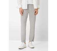 Brax Fashion Chino Fabio In Modern Fit Grau Einfarbig Gr. 35/32