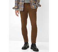 Chinohose BRAX "Style PHIL", Herren, Gr. 30, Länge 32, braun (nougat), 72% Baumwolle, 24% Polyester, 4% Elasthan, Hosen (24907731-30) nougat