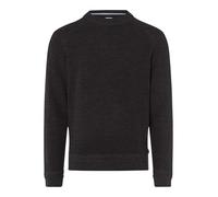 Brax Regular Fit Pullover dunkelgrau, Einfarbig