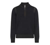 Strickpullover BRAX "Style STEFFEN", Herren, Gr. M (50), navy, Strick, 44% Baumwolle, 29% Polyacryl, 27% Wolle, Pullover (33100944-M) navy