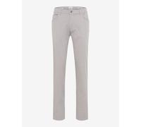 Brax Herren Five-Pocket-Hose Style CADIZ PLATIN, hellgrau, Gr. 35/32