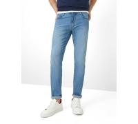 5-Pocket-Jeans BRAX "Style CHUCK", Herren, Gr. 42, Länge 30, blau (hellblau), Denim/Jeans, 92% Baumwolle, 6% Elastomultiester, 2% Elasthan, Jeans 5-Pocket-Jeans (24383655-42) hellblau