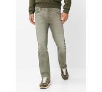 Brax Herren Five-Pocket-Hose Style CLINT BURNT OLIVE Denim Grün Oliv, denim grün - oliv, Gr. 46/32