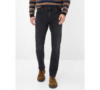 Brax Herren Five-Pocket-Hose Style COOPER BLACK USED, denim dunkelgrau, Gr. 40/32