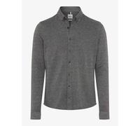 Brax Herren Hemd Style DANIEL elefant, grau, Gr. M