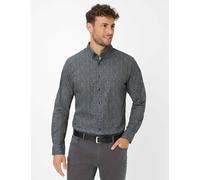 Langarmhemd BRAX "Style DANIEL", Herren, Gr. M, Normalgrößen, grün, 97% Baumwolle, 3% Elasthan, Hemden (85060968-M) grün