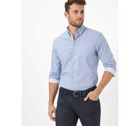 Langarmhemd BRAX "Style DANIEL", Herren, Gr. L, Normalgrößen, türkis, Web, 97% Baumwolle, 3% Elasthan, Hemden (73954230-L) türkis