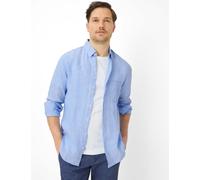 Brax Leinenhemd Style DANIEL Herren 100% Leinen mittelblau Größe XL