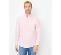 Langarmhemd BRAX "Style DANIEL", Herren, Gr. L, Normalgrößen, rosa, Web, 97% Baumwolle, 3% Elasthan, Hemden (54737244-L) rosa