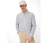 Brax Modern Fit Freizeithemd aus reinen Leinen Modell 'Daniel' in Oliv, Größe XXXL