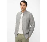 Leinenhemd BRAX "Style DANIEL", Herren, Gr. 3XL, Normalgrößen, grün, Web, 100% Leinen, Hemden (56880353-XXXL) grün
