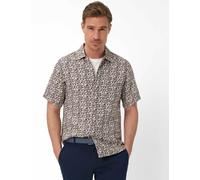 Leinenhemd BRAX "Style LUKE", Herren, Gr. L, Normalgrößen, braun, Web, 100% Leinen, Hemden (85381660-L) braun