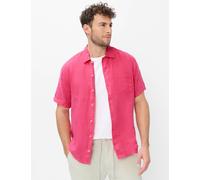 Leinenhemd BRAX "Style LUKE", Herren, Gr. S, Normalgrößen, pink (lila), Web, 100% Leinen, Hemden (37777024-S) lila